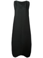 Issey Miyake - Long Pleated Dress - Women - Polyester/polyurethane - 3, Black, Polyester/polyurethane