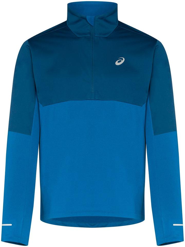 Asics Half Zip Two Tone Sweatshirt - Black
