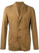 Aspesi - Khaki Jacket - Men - Cotton/linen/flax - S, Brown, Cotton/linen/flax