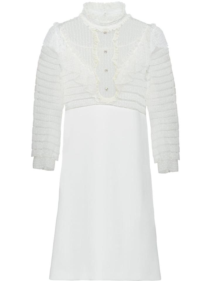 Miu Miu Cady Dress - Neutrals