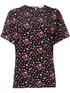 Saint Laurent Star Print Blouse, Women's, Size: 40, Silk