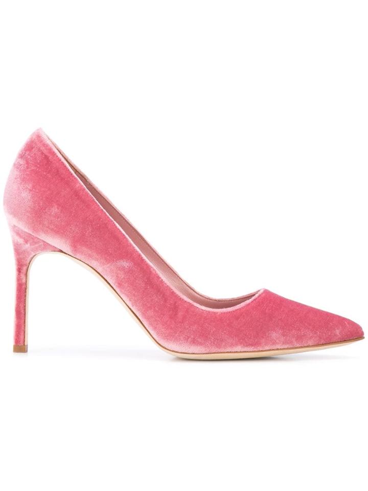 Manolo Blahnik Pointed Pumps - Pink