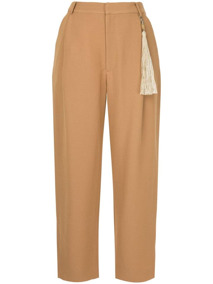 Muller Of Yoshiokubo Straight Leg Trousers - Brown