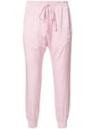 Haider Ackermann - Drawstring Trousers - Men - Cotton/rayon - L, Pink/purple, Cotton/rayon