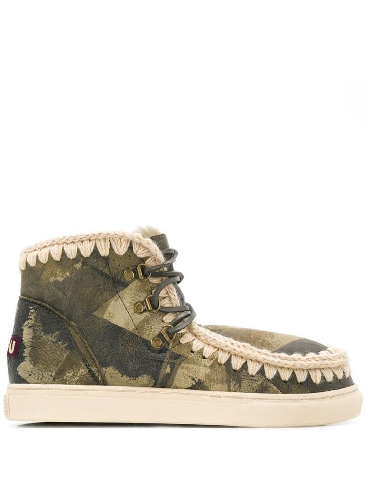 Mou Hi-top Sneakers - Green