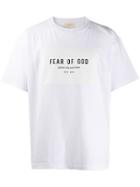 Fear Of God White Sixth Collection Print T-shirt