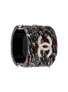 Chanel Pre-owned Boucle Tweed Cc Cuff - Multicolour