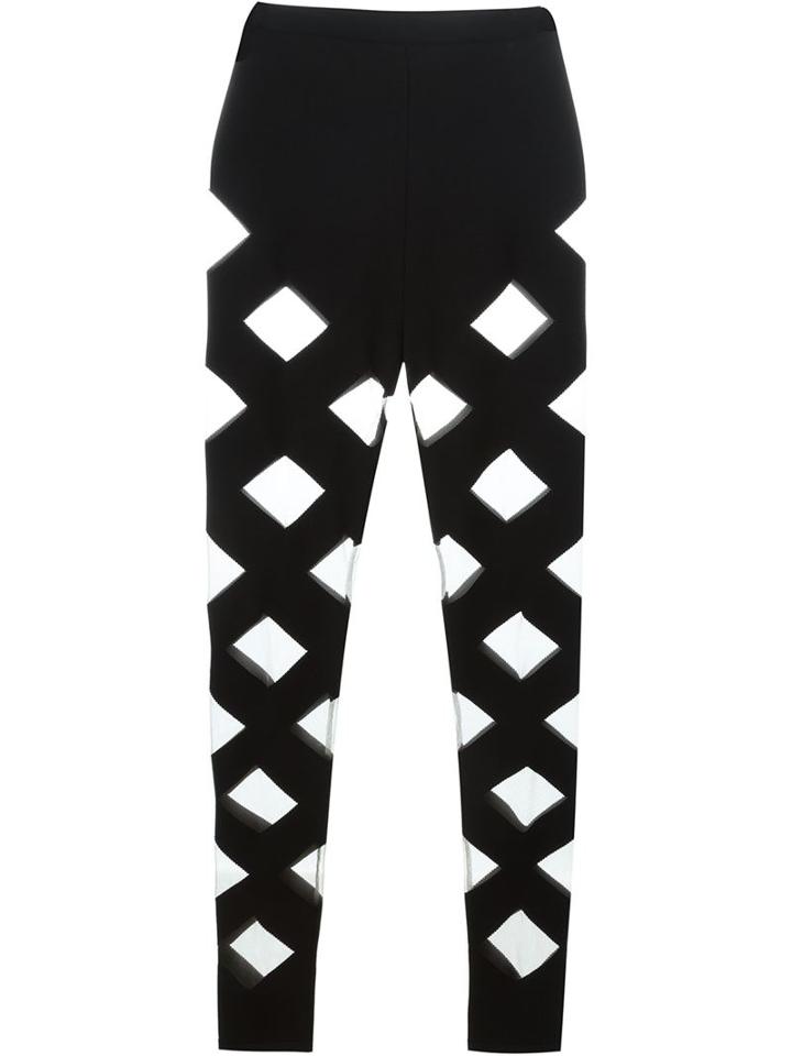 Balmain Cut-out Detail Leggings