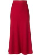 Alaïa Pre-owned Midi Skirt - Red