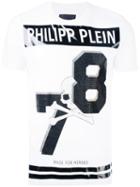 Printed T-shirt - Men - Cotton - L, White, Cotton, Philipp Plein