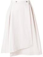 Jil Sander Navy S-line Champagne Skirt - Nude & Neutrals