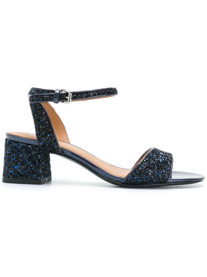 Ash Glitter Sandals - Blue