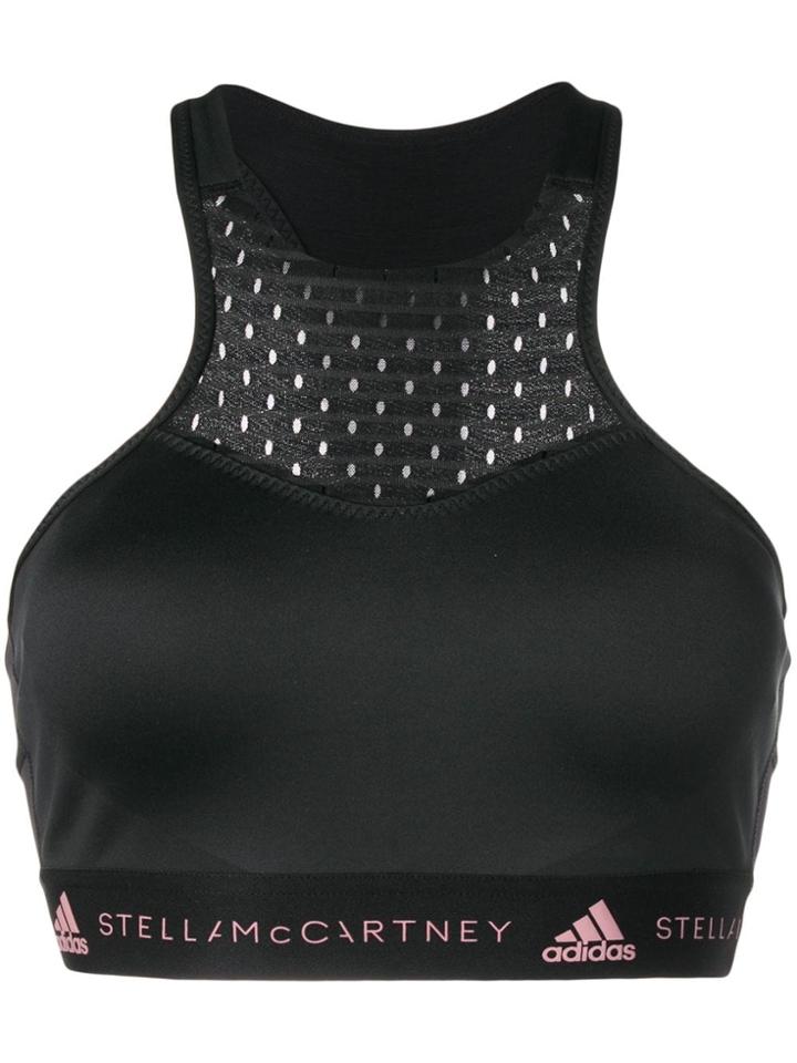 Adidas By Stella Mccartney Lycra Fitsense High Intensity Bra - Black