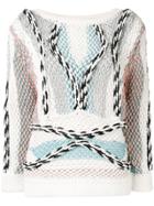 Peter Pilotto Chunky Knitted Cord Jumper - White