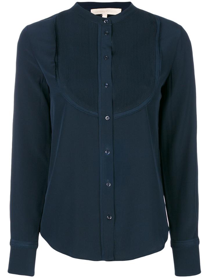 Vanessa Bruno Mandarin Collar Shirt - Blue