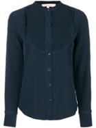 Vanessa Bruno Mandarin Collar Shirt - Blue