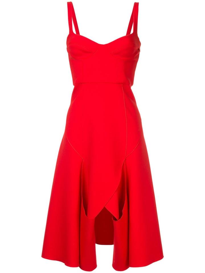 Dion Lee Circle Loop Dress - Red