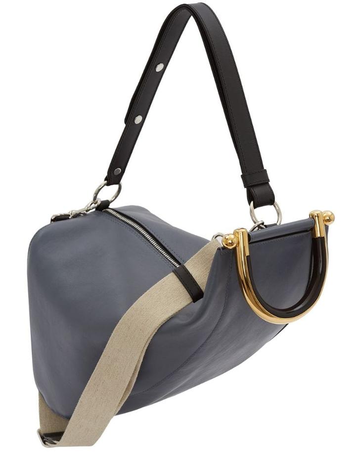 Jw Anderson Wedge Shoulder Bag - Silver