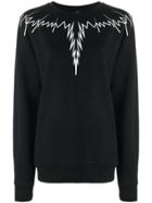 Marcelo Burlon County Of Milan Printed Sweatshirt - Black