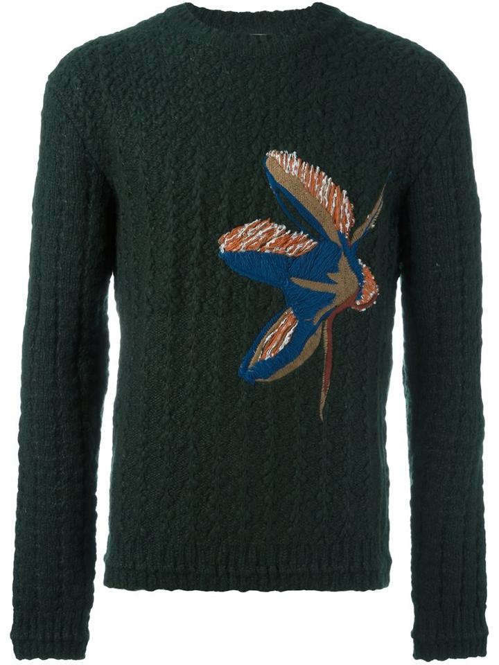 Wooyoungmi Cable Knit Fly Jumper