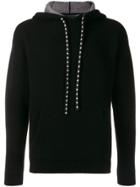 Alanui Knitted Hoodie - Black