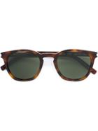 Saint Laurent Eyewear Tortoise Shell Sunglasses - Brown
