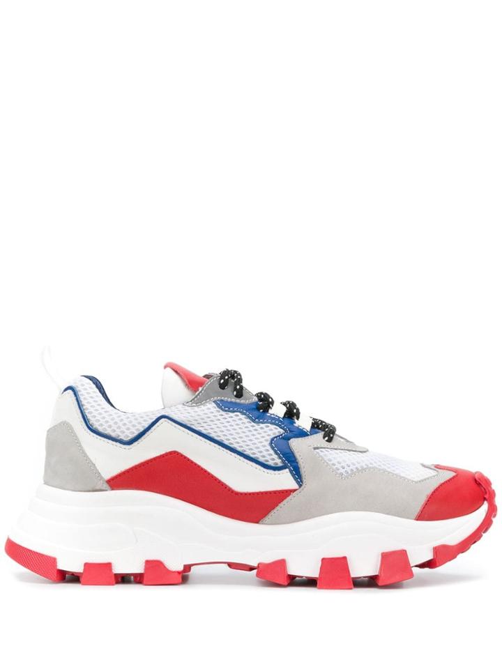 Cinzia Araia Panelled Sneakers - Grey