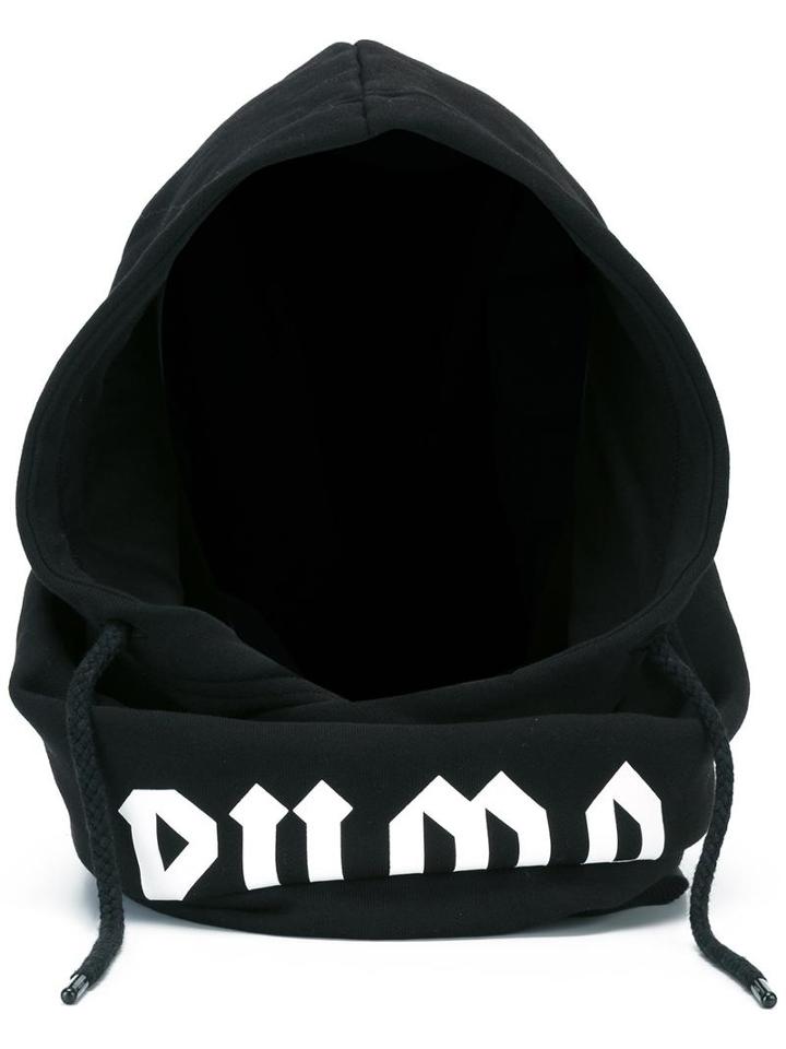 Puma Logo Print Hood, Women's, Black, Cotton/polyester