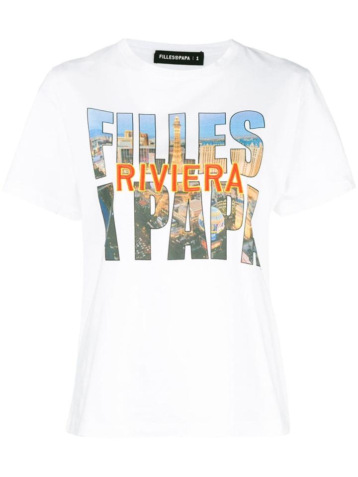 Filles A Papa Cowboy T-shirt - White