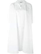 Max Mara Oversized Dress, Women's, Size: 42, White, Cotton