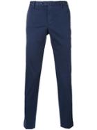 Pt01 - Slim-fit Trousers - Men - Cotton/spandex/elastane - 56, Blue, Cotton/spandex/elastane