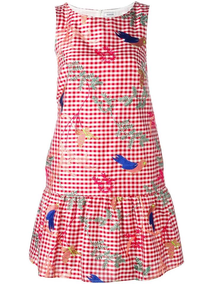 P.a.r.o.s.h. Sula Dress, Women's, Red, Silk/cotton