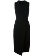 Alice+olivia V-neck Dress, Women's, Size: 4, Black, Polyester/spandex/elastane/acetate