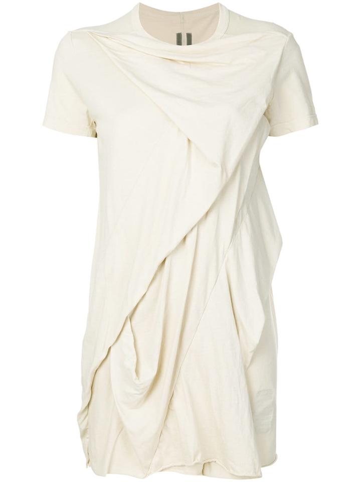 Rick Owens Drkshdw Long Fitted Dress - Neutrals