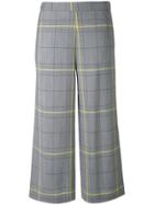 Fabiana Filippi Checked Cropped Trousers - Black