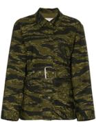 Proenza Schouler Long Sleeve Camouflage Jacket - Green