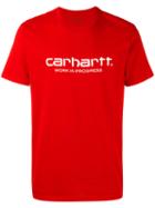 Carhartt - Wip Script T-shirt - Men - Cotton - M, Red, Cotton