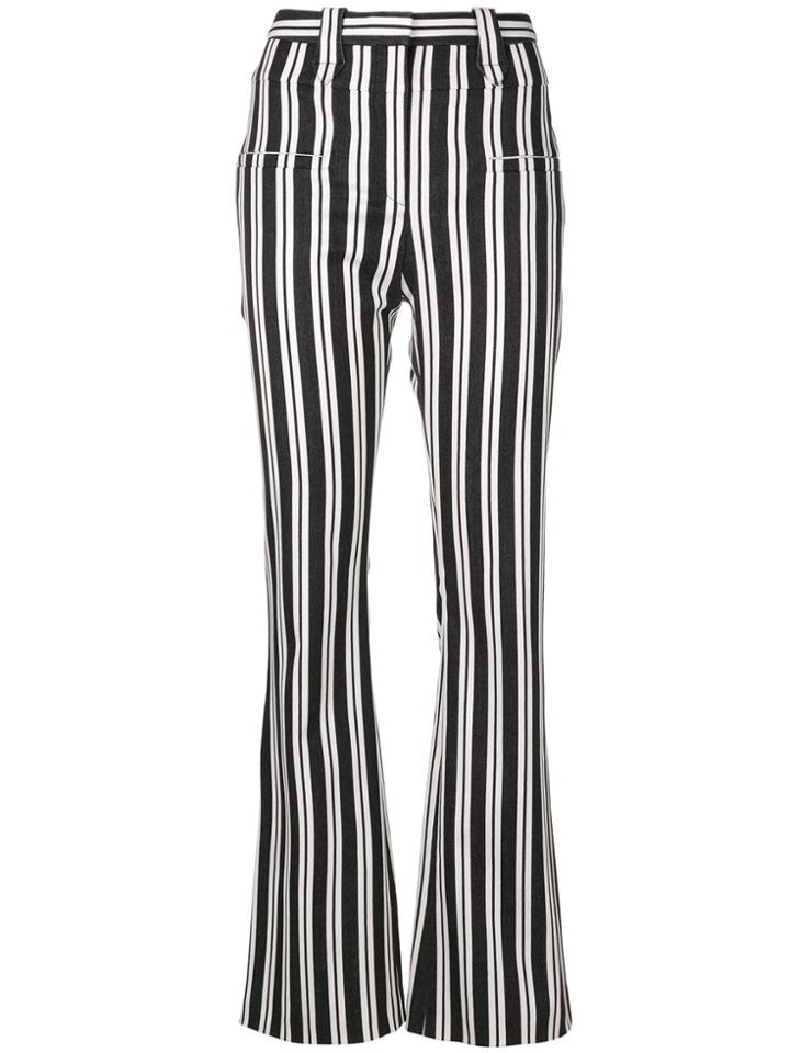 Altuzarra Vertical Striped Trousers - White