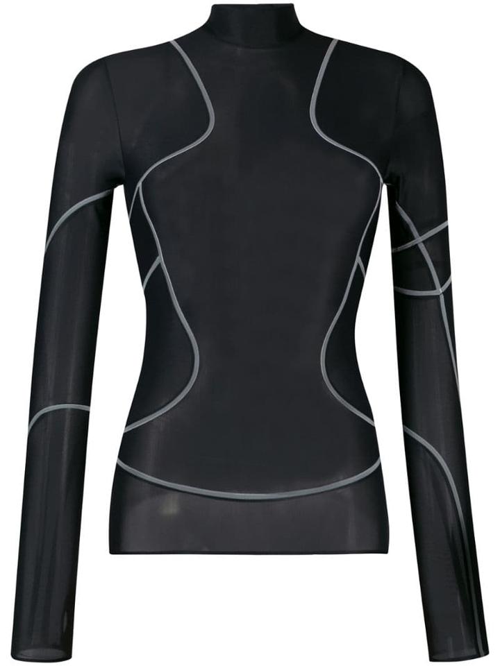 1017 Alyx 9sm Tron Mesh Top - Black