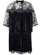 Antonio Marras Snakeskin Print Coat - Black