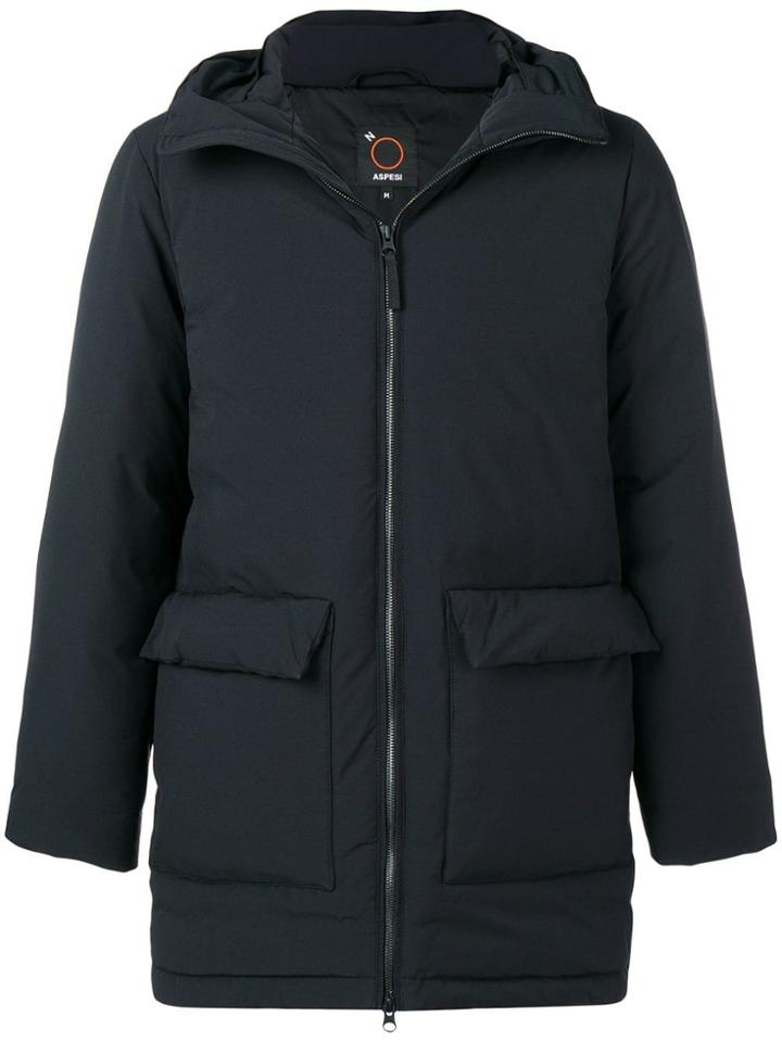 Aspesi Padded Raincoat - Black