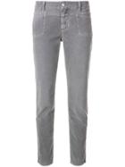 Closed Corduroy Slim-fit Trousers - Grey