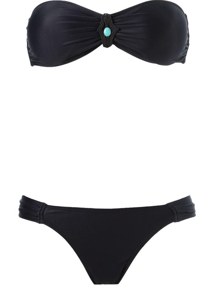 Brigitte Embellished Bandeau Bikini Set
