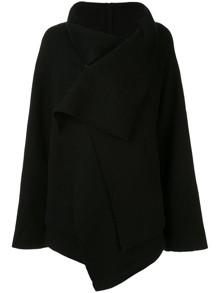 Y's Oversized Cape Jacket - Black