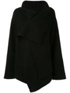 Y's Oversized Cape Jacket - Black