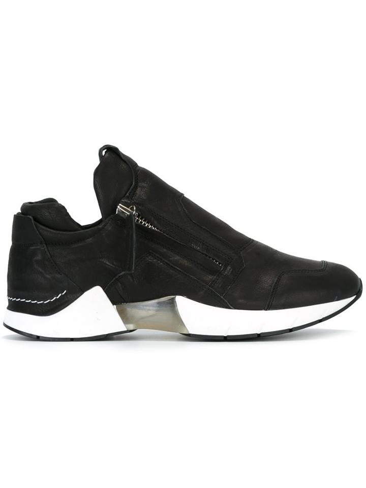 Cinzia Araia Transparent Detail Zipped Sneakers