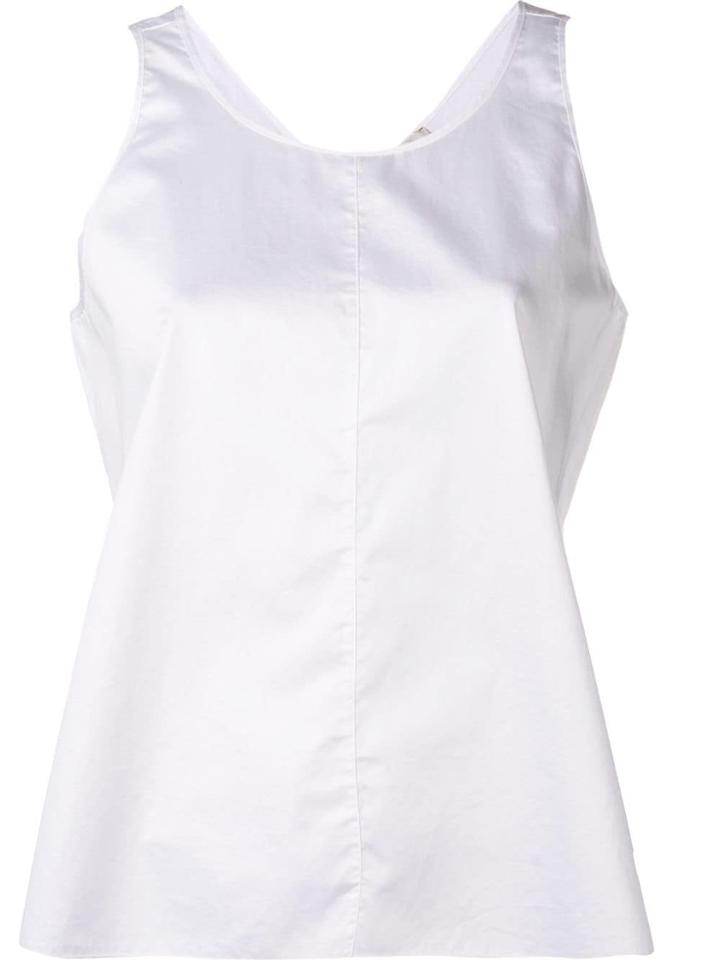 Forte Forte Scoop Neck Vest - White