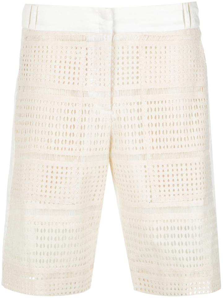 Alcaçuz Cut Out Shorts - Nude & Neutrals