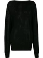 Haider Ackermann - Elongated Jumper - Women - Cotton/cashmere - 38, Black, Cotton/cashmere