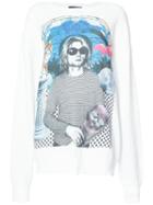 R13 - Kurt Cobain Print T-shirt - Women - Cotton - S, White, Cotton